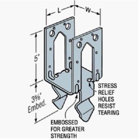 Simpson Strong-Tie Simpson Strong Tie PB44Z 4 x 4 in. Post Base 717746